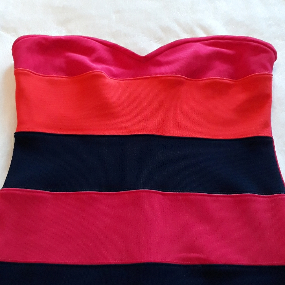 Charlotte Russe Strapless multi-colored dress